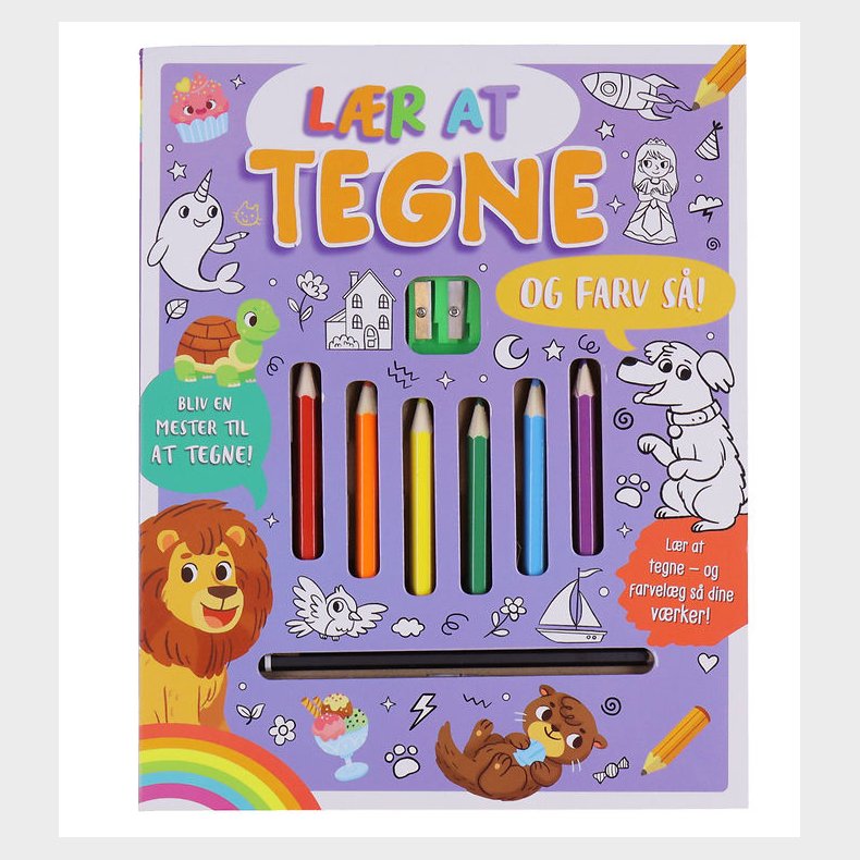 Forlaget Bolden Bog - Lr at tegne - og farv s