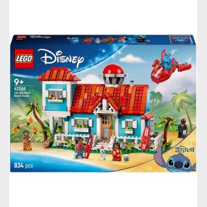 LEGO Disney - Strandhuset Fra Lilo Og Stitch 43268 - 834 Dele