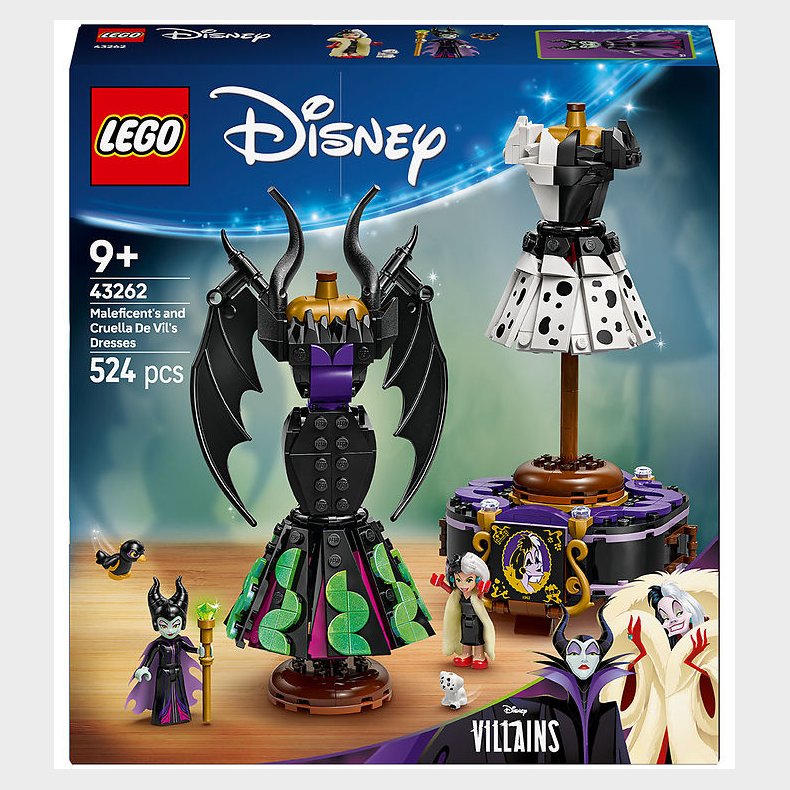 LEGO Disney - Maleficents Og Cruella De Vils Kjoler 43262 - 524