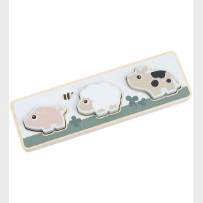 Done By Deer Sensorisk Puslespil - Yiny Farm - Farvemix