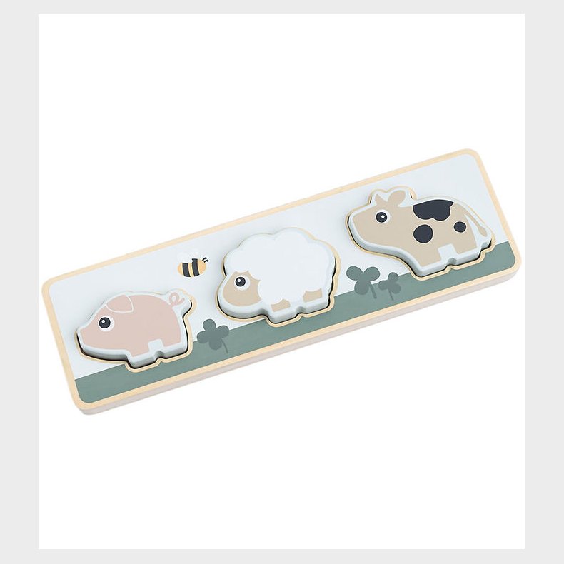 Done By Deer Sensorisk Puslespil - Yiny Farm - Farvemix