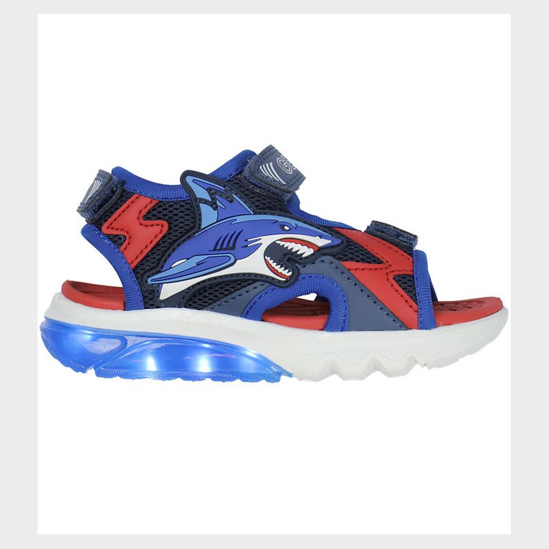 Geox Blinkesandaler - Ciberdron - Navy/Red