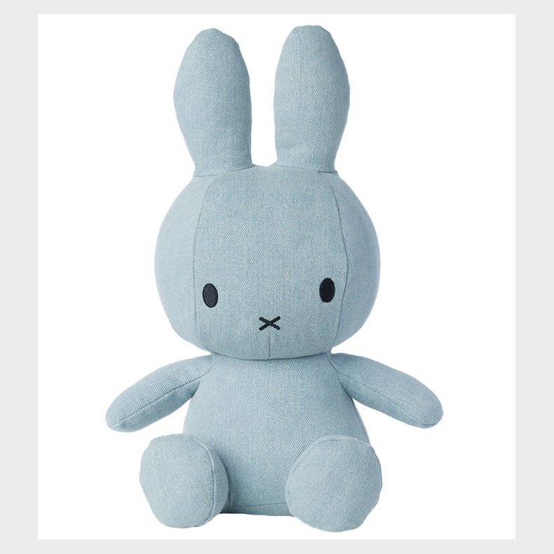 Bon Ton Toys Bamse - 33 cm - Miffy Sitting - Light Wash Denim