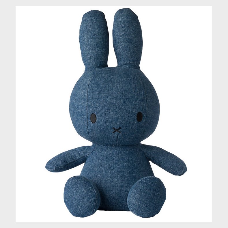 Bon Ton Toys Bamse - 33 cm - Miffy Sitting - Mid Wash Denim
