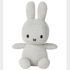 Bon Ton Toys Bamse - 23 cm - Miffy Corduroy - Soft Grey