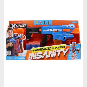 X-SHOT Skumgevr - Insanity Motorised Clip Blaster