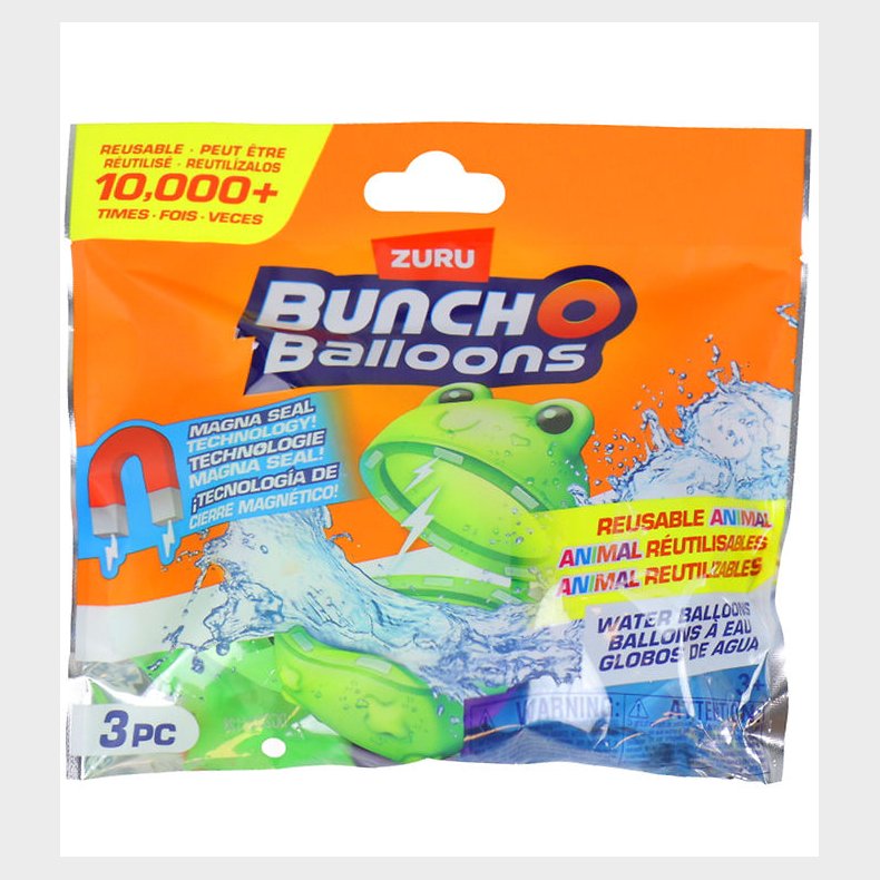 Bunch O Balloons Vandlegetj - Genbrugelige Vandballoner - 3 stk