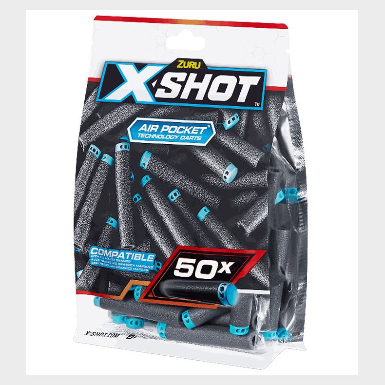 X-SHOT Skumpile - Excel - 50 stk - Refill Pack