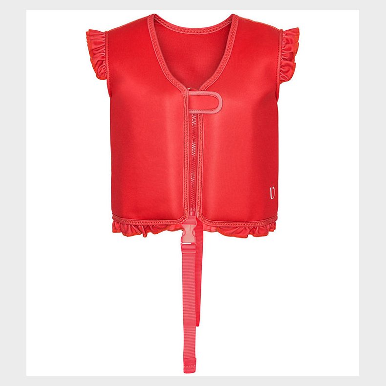 Vanilla Copenhagen Svmmevest - Neo - Berry Red - m. Flse