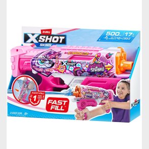 X-SHOT Vandpistol - Skins Hyperload Fast-Fill - 500 ml - Unicorn