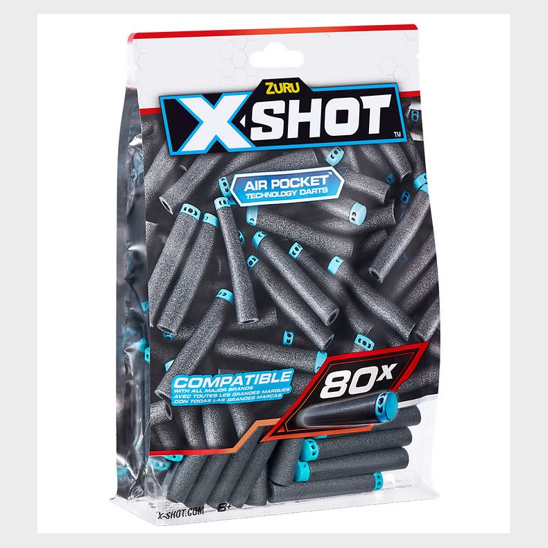 X-SHOT Skumpile - Excel - 80 stk - Refill Pack
