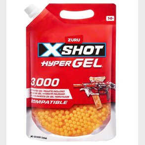 X-SHOT Gelkugler - Hyper Gel - 3000 stk - Refill Pack