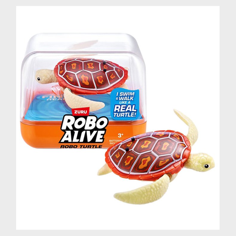 Robo Alive Badelegetj - Robo Turtle - Orange