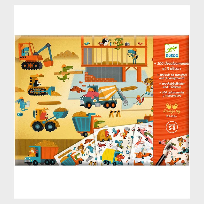 Djeco Kreast - Overfringsbilleder - Asphalt