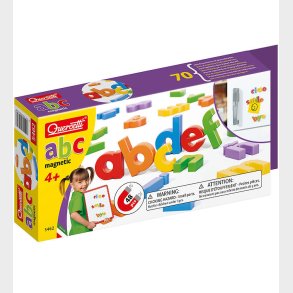 Quercetti Magnetiske Bogstaver - 48 Dele