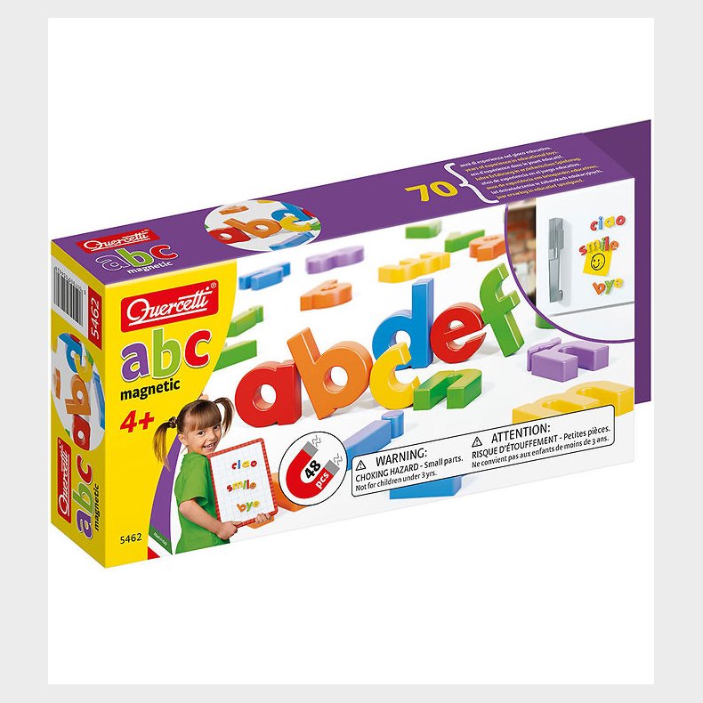 Quercetti Magnetiske Bogstaver - 48 Dele