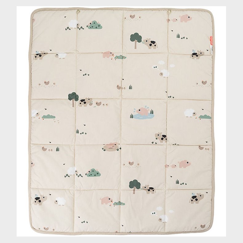 Done by Deer Legetppe - Tiny Farm - 80x100 cm - Sand