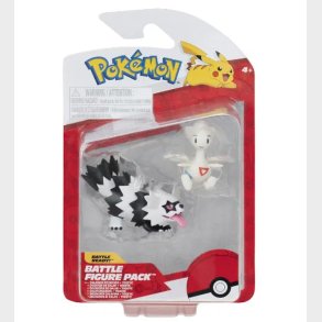 Pokmon Figur - 2-pak - Battle Figure - Zigzagoon & Togetic
