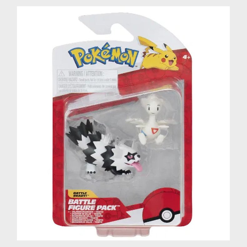 Pokmon Figur - 2-pak - Battle Figure - Zigzagoon & Togetic