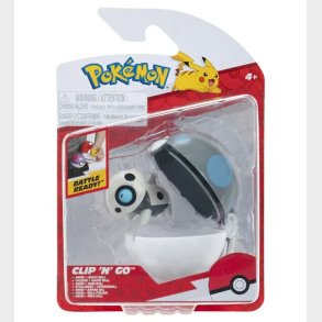 Pokmon Figur - Clip N Go Aron m. Heavy Ball