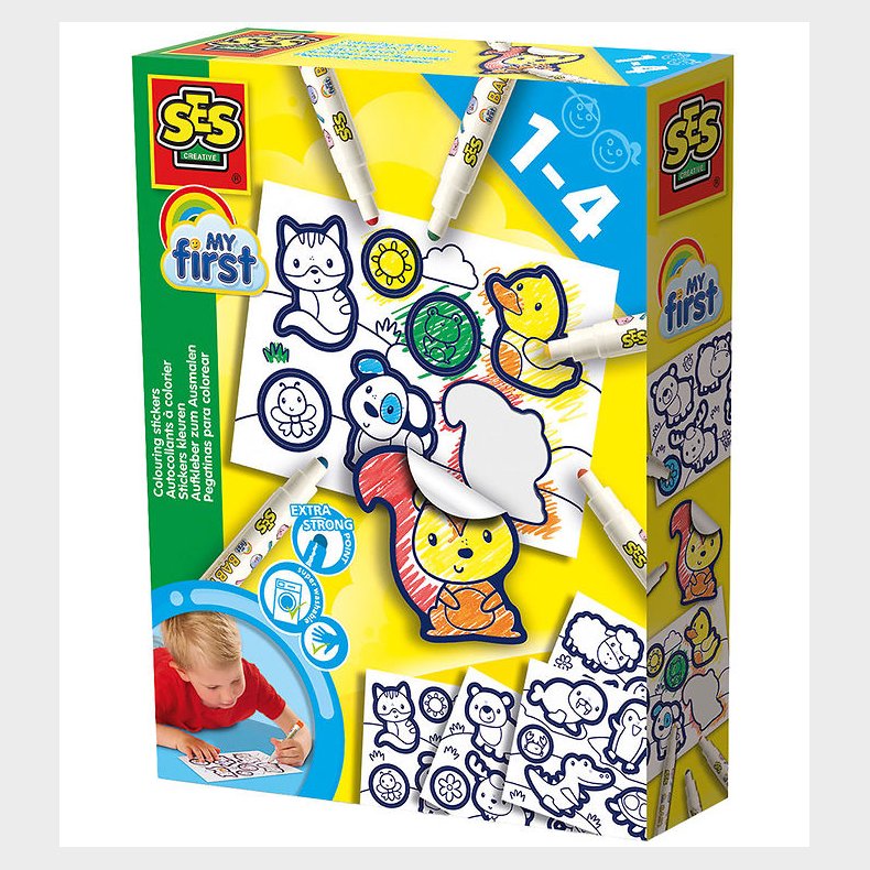SES Creative - Min Frste - Farvelg Klistermrker
