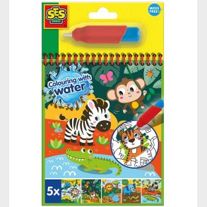 SES Creative - Safari Malebog - Farv med Vand