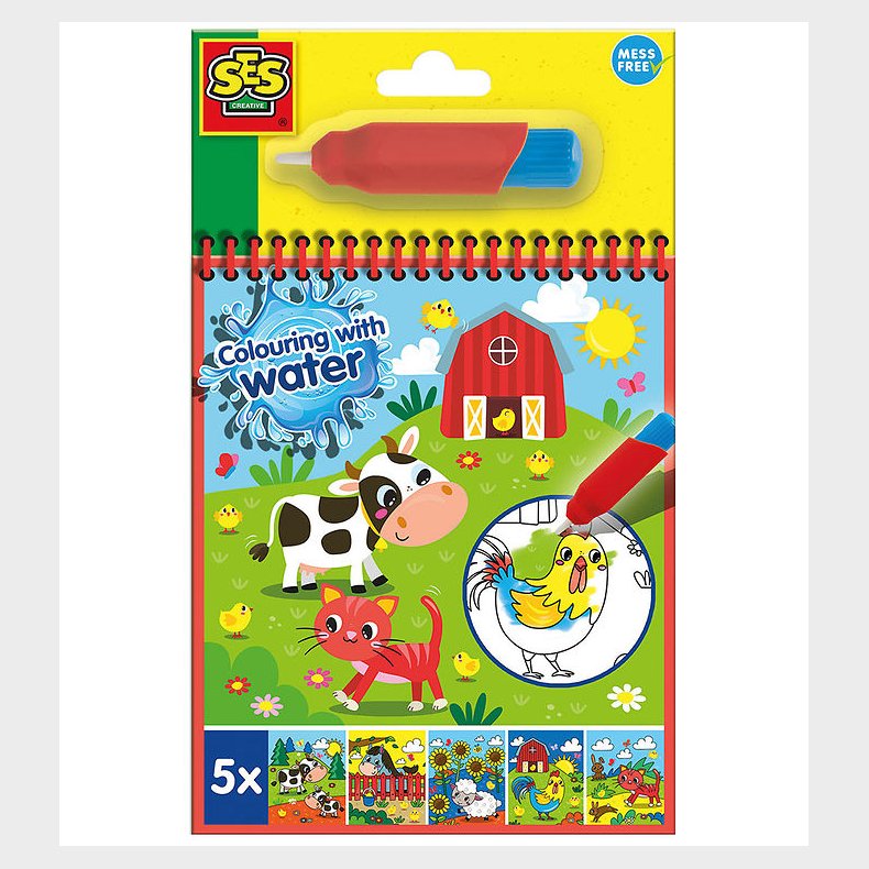 SES Creative - Bondegrd Malebog - Farv med Vand