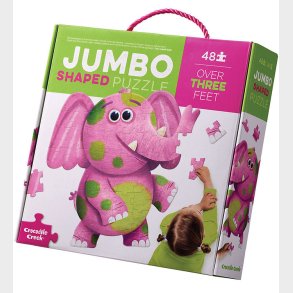 Crocodile Creek Puslespil - 48 Brikker - Jumbo Elefant