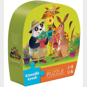Crocodile Creek Puslespil - 12 Brikker - Flower Power