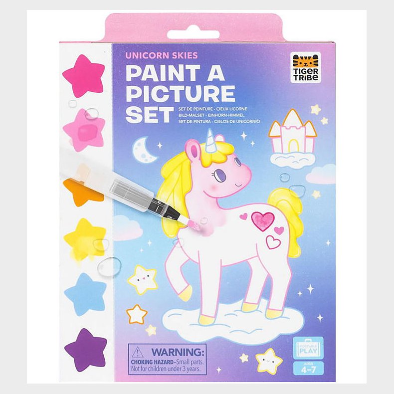Tiger Tribe Farvest - Paint A Picture Set - Unicorn Skies