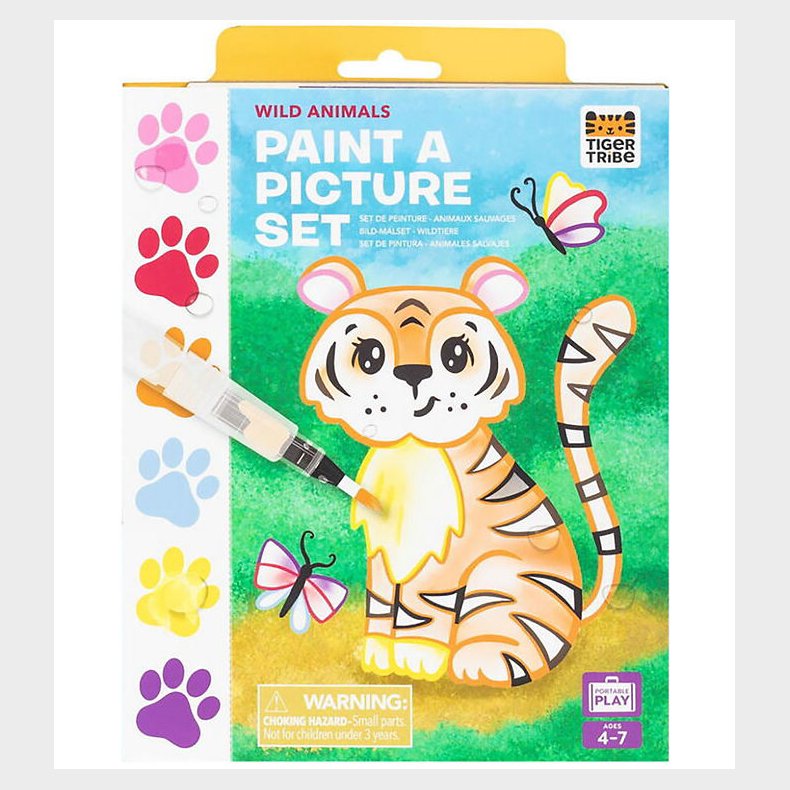 Tiger Tribe Farvest - Paint A Picture Set - Wild Animals
