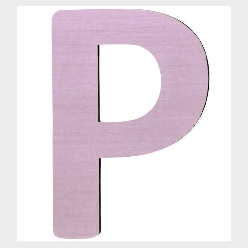 Sebra Trbogstaver - P - Pastel Pige