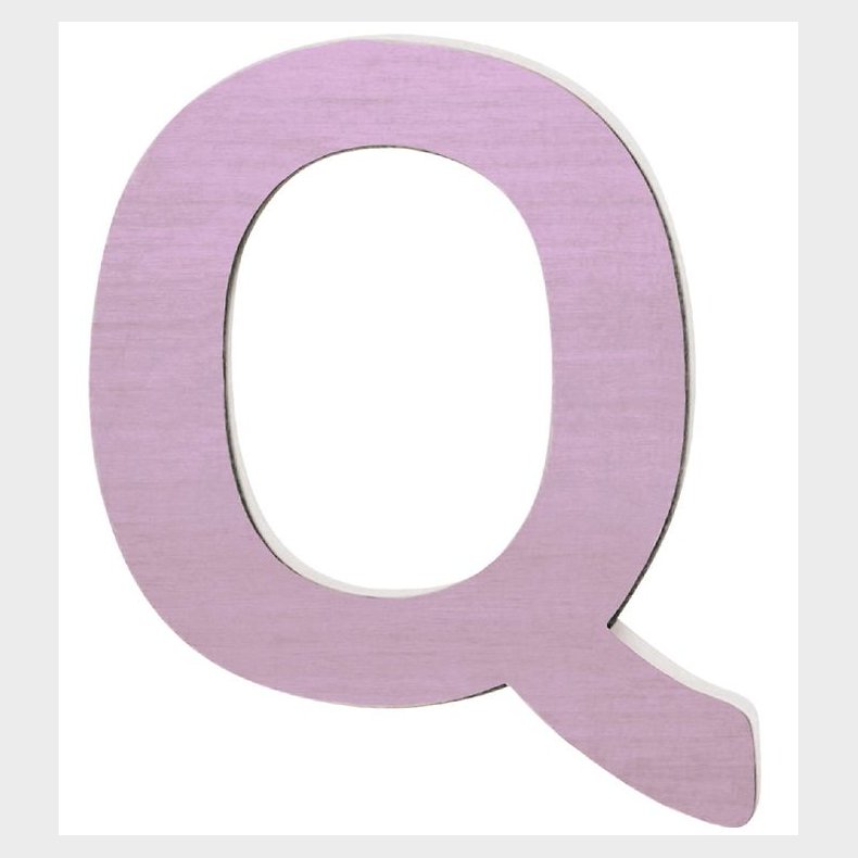 Sebra Trbogstaver - Q - Pastel Pige