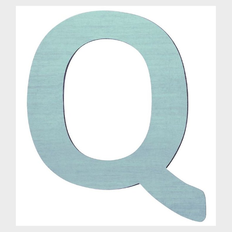 Sebra Trbogstaver - Q - Pastel Dreng