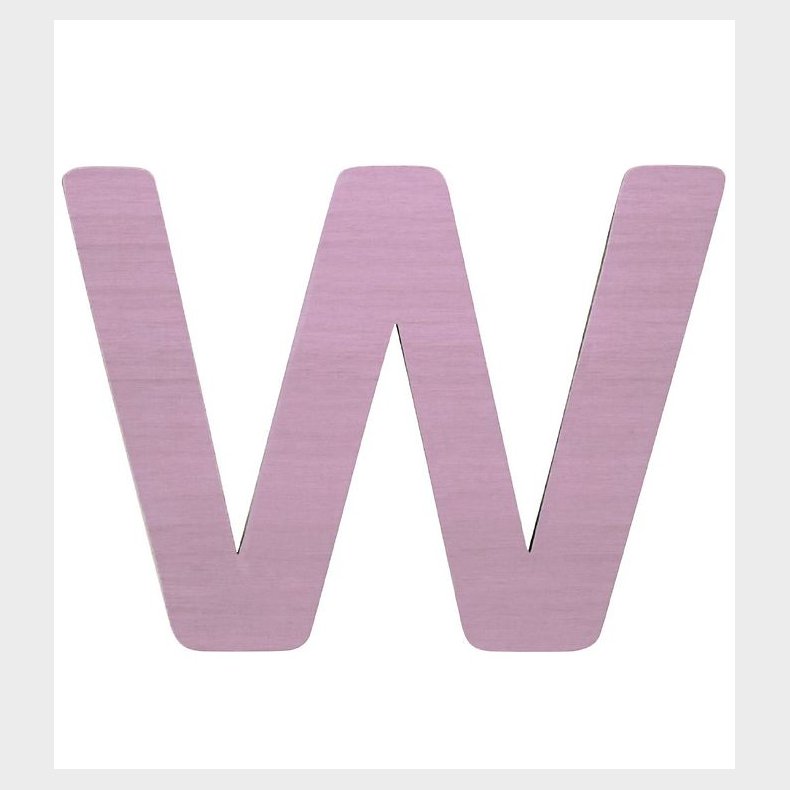 Sebra Trbogstaver - W - Pastel Pige