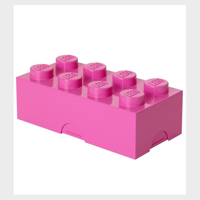 LEGO Storage Madkasse - 8 Knopper - Pink