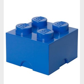 LEGO Storage Opbevaringsboks - 4 Knopper - 25x25x18 - Bl