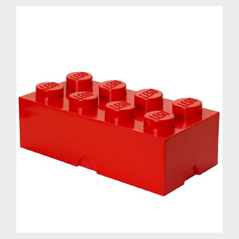 LEGO Storage Opbevaringsboks - 8 Knopper - 50x25x18 - Rd