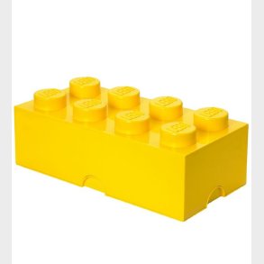 LEGO Storage Opbevaringsboks - 8 Knopper - 50x25x18 - Gul