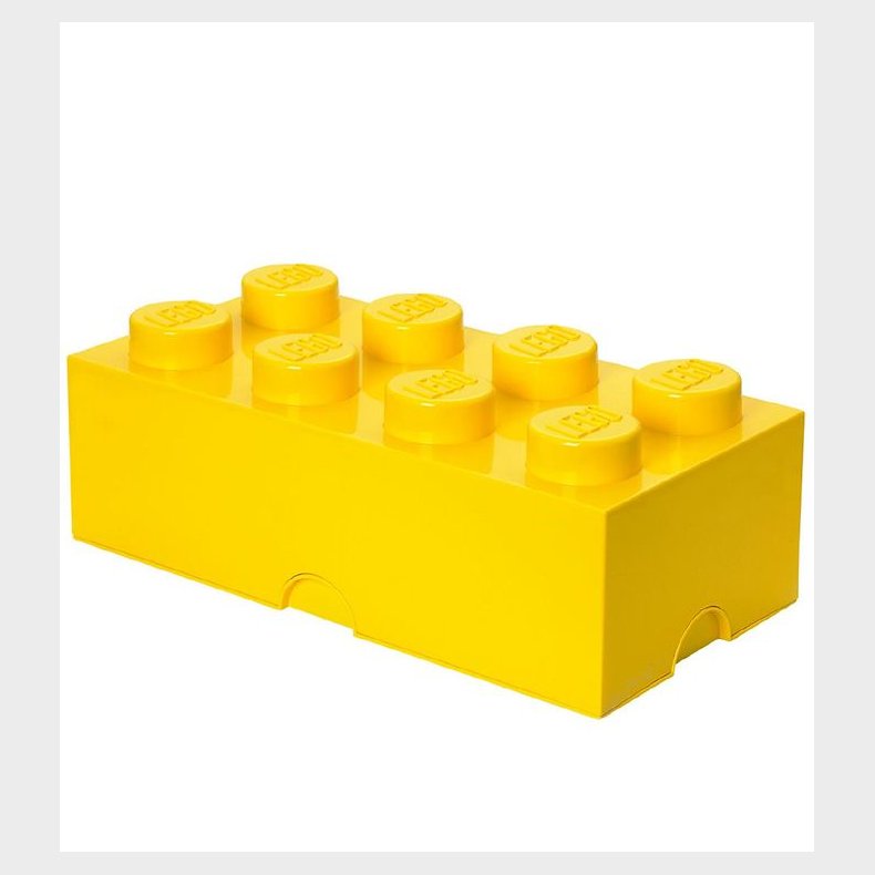 LEGO Storage Opbevaringsboks - 8 Knopper - 50x25x18 - Gul