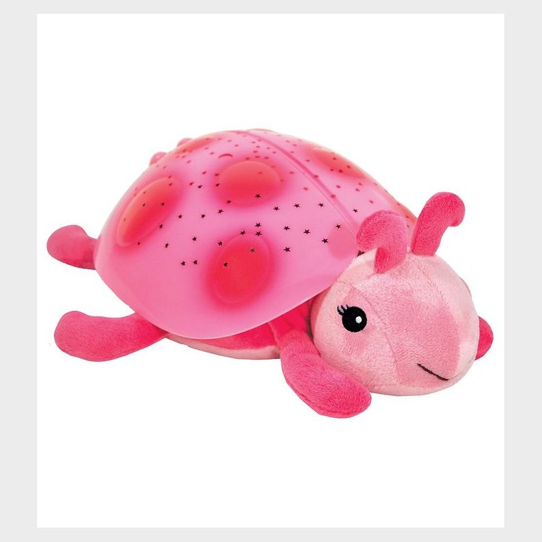 Cloud-B Natlampe - Twilight Ladybug - 24 cm - Rosa