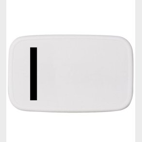 Design Letters Madkasse - Hvid m. I