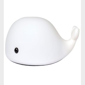 Filibabba Lampe - The Friendly Whale Christian - 14,5 cm - Hvid