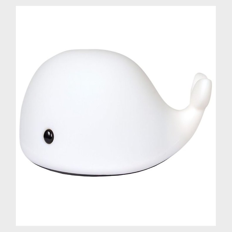 Filibabba Lampe - The Friendly Whale Christian - 14,5 cm - Hvid