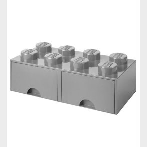 LEGO Storage Opbevaringsskuffe - 8 Knopper - 50x25x18 - Gr