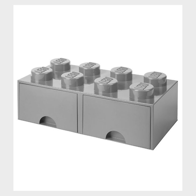 LEGO Storage Opbevaringsskuffe - 8 Knopper - 50x25x18 - Gr