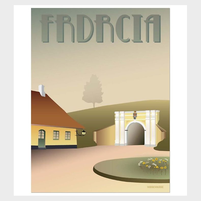 Vissevasse Plakat - 30x40 - Fredericia - Byporten