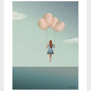Vissevasse Plakat - 50x70 - Balloon Dream