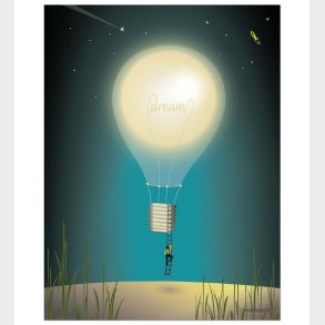 Vissevasse Plakat - 50x70 - Dreaming
