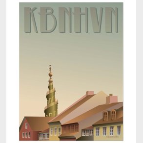 Vissevasse Plakat - 50x70 - Kbenhavn - Christianshavn
